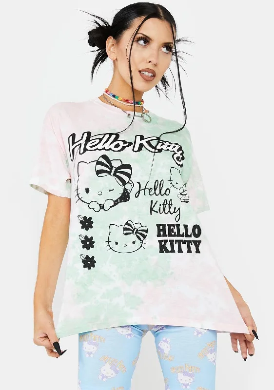 Hello Kitty Tie Dye Tee