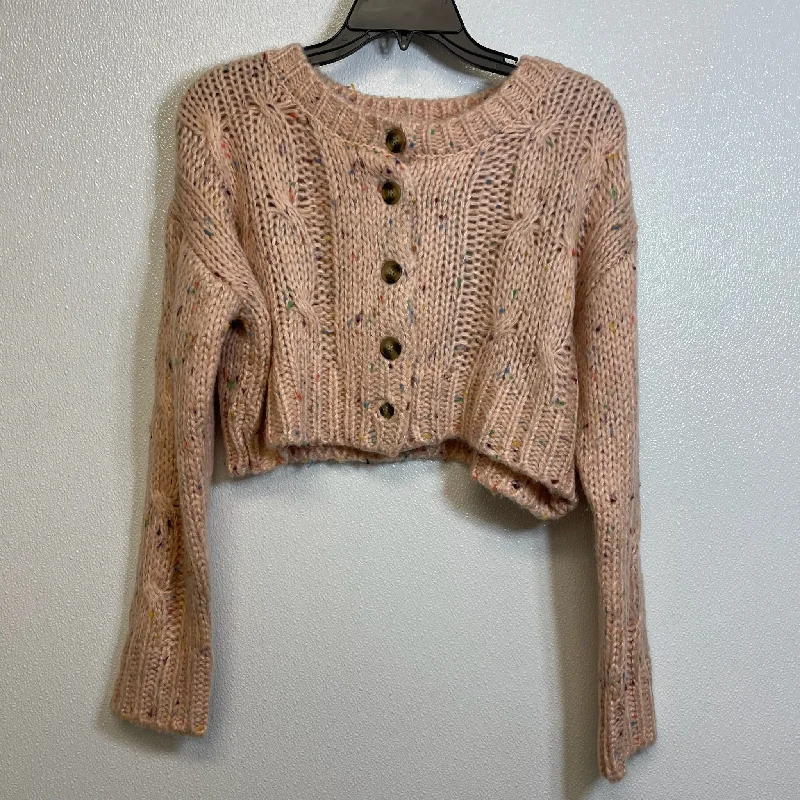 Pink Sweater Cardigan Double Zero, Size M