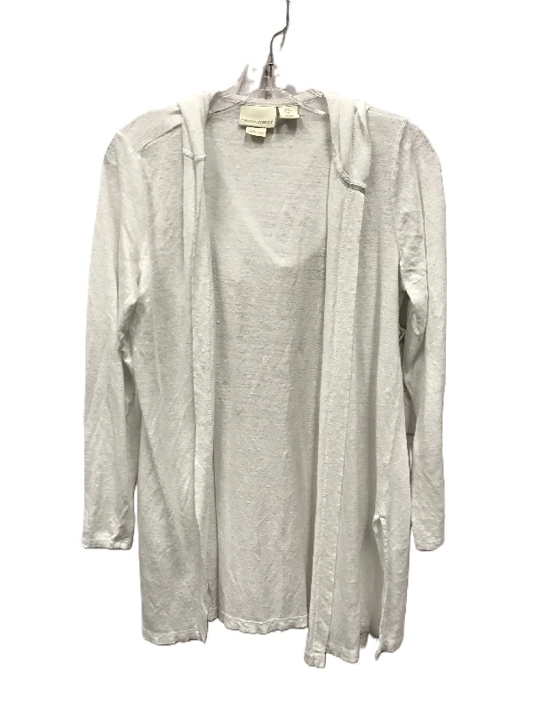 White Sweater Cardigan By Cynthia Rowley, Size: M