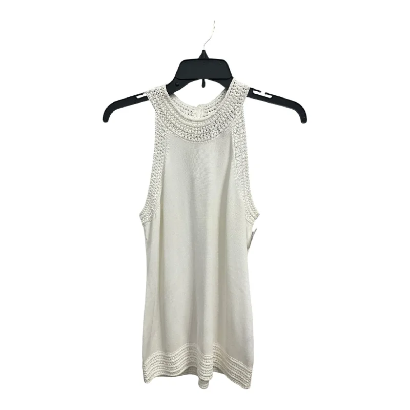 Top Sleeveless By White House Black Market In White, Size: Sp