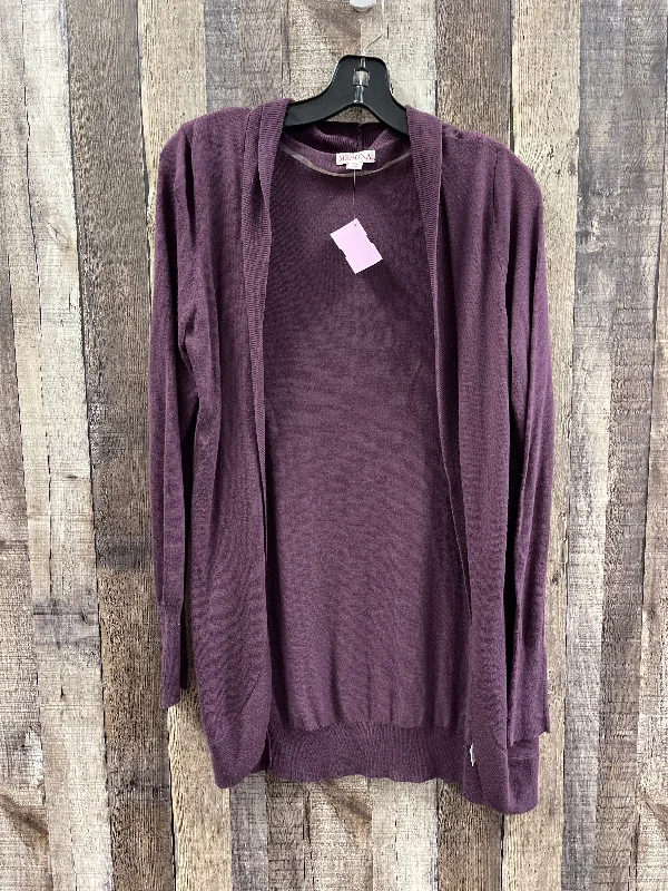 Purple Sweater Cardigan Merona, Size L