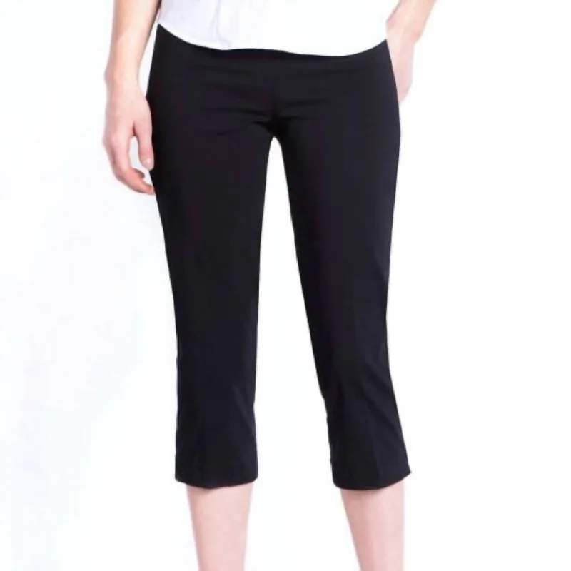 Slimsation Capri Pants In Black