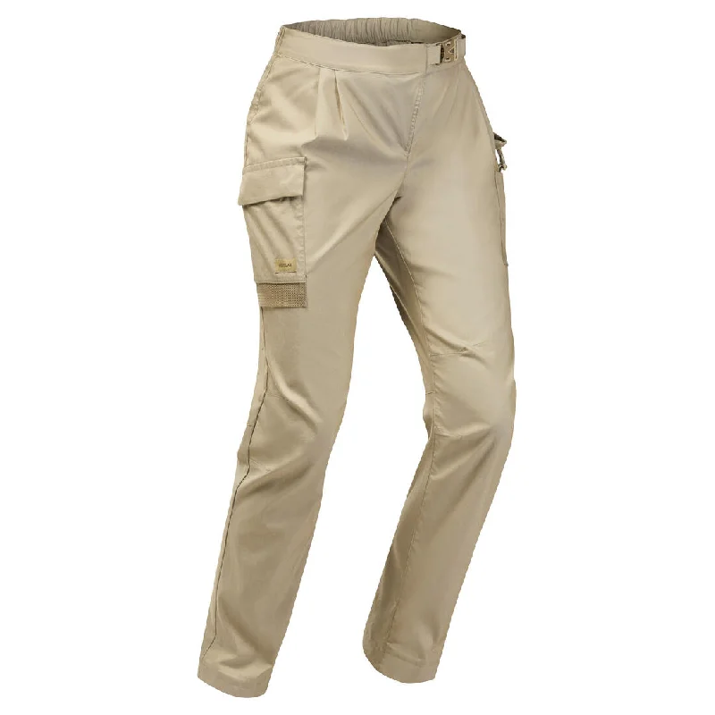 Women’s Anti-UV Desert Trekking Trousers DESERT 900  Beige