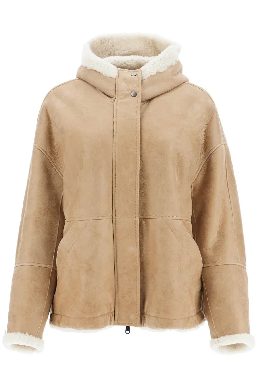 Brunello Cucinelli Women's Reversible Shearling Jacket