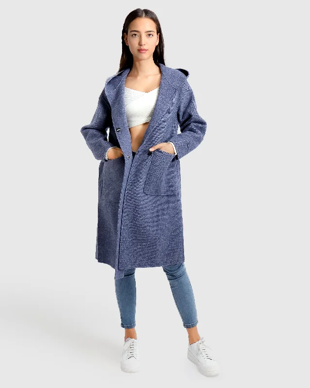 Walk This Way Wool Blend Oversized Coat